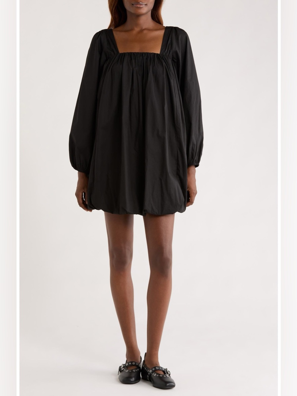 NWT Melloday Black Long Sleeve Bubble Dress